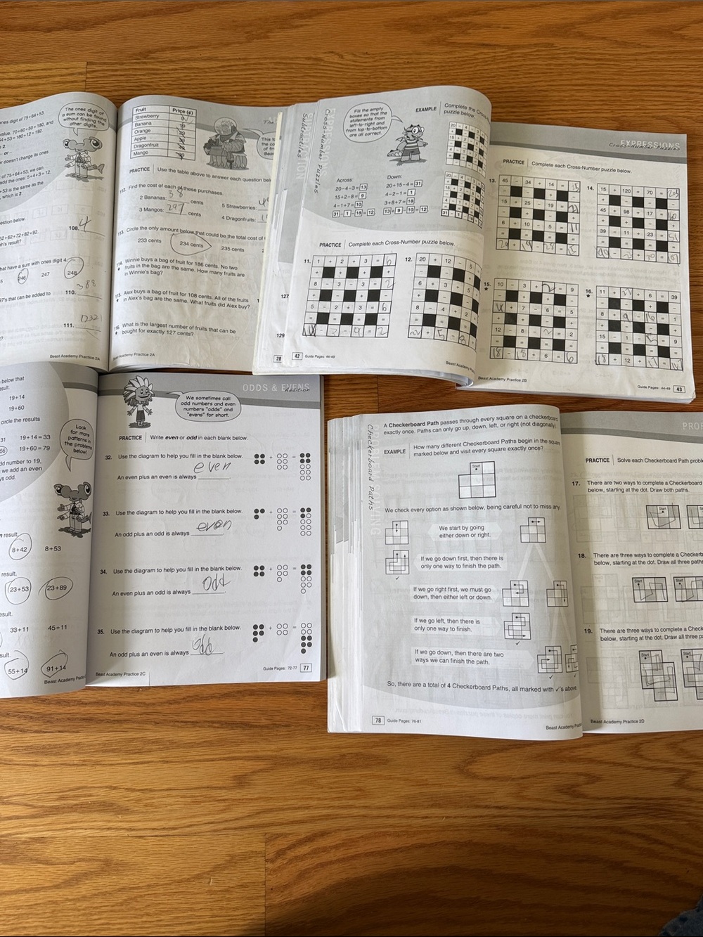 Beast Academy level 2 Math Practice Books Set - Picture 2 of 4